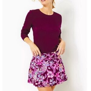 Amarina Cherry Lilly Pulitzer Medium Aila Luxletic Skort